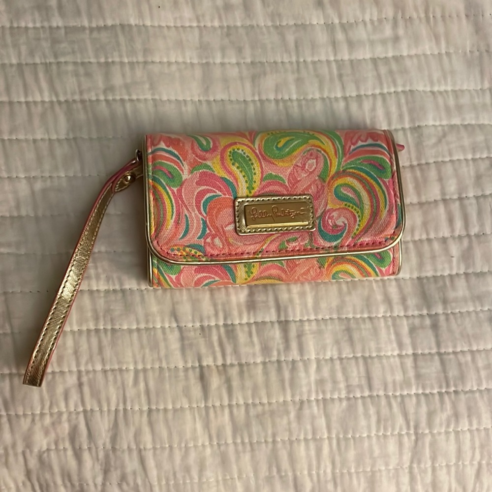 NWOT Lilly Pulitzer wristlet/wallet very pretty